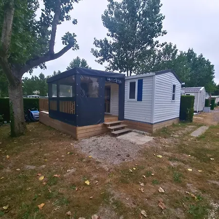 キャンプ場 Mobil-home Climatise -3 Ch - Piscine ラ・ベルヌリー・アン・レッツ