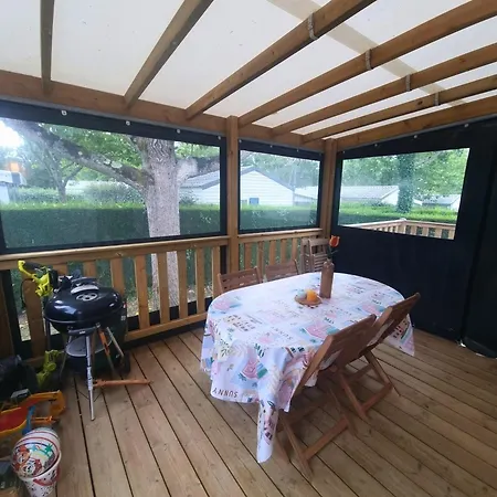Mobil-home Climatise -3 Ch - Piscine * ラ・ベルヌリー・アン・レッツ
