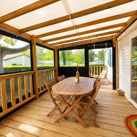 Mobil-home Climatise -3 Ch - Piscine Parque de Campismo